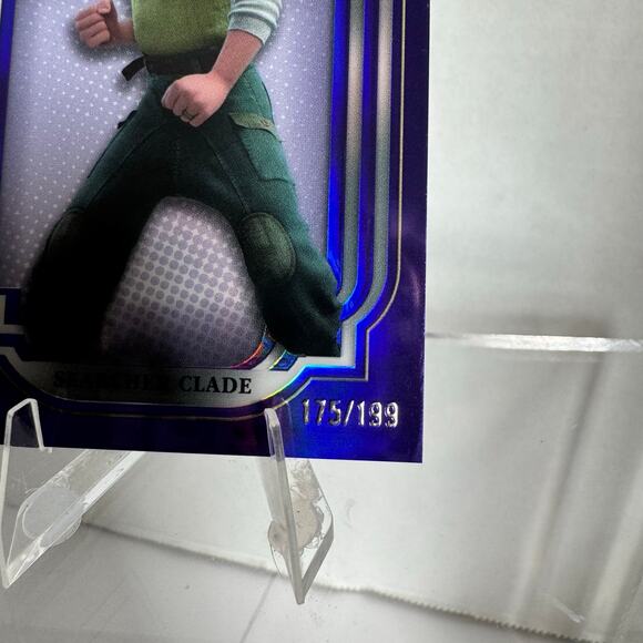 Disney Topps Chrome 2024 Searcher Clade Purple Refractor /199 Debut StrangeWorld - Picture 3 of 7